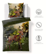 Laden Sie das Bild in den Galerie-Viewer, Fleuresse Satin Bettwäsche Bed art S 114456 Grün
