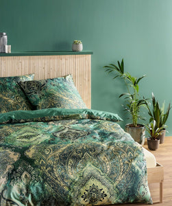 Fleuresse Satin Bettwäsche Bed art S 114483 grün