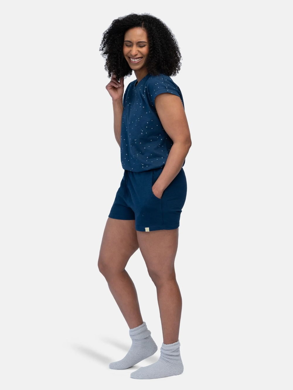 greenjama Shorts in Strukturmuster
