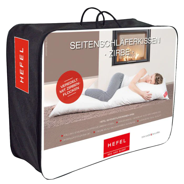 Hefel Seitenschläferkissen Wellnesszirbe (Arve)
