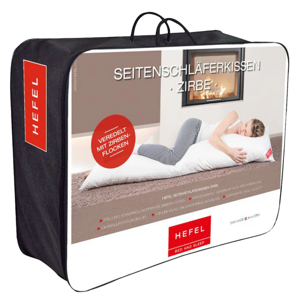 Hefel Seitenschläferkissen Wellnesszirbe (Arve)