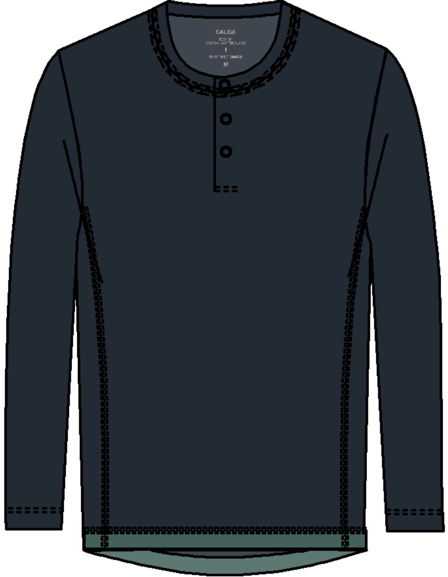 Calida Herren Langarm-Shirt DSW Balancing