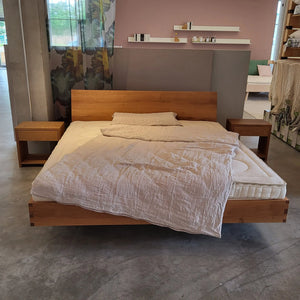 Holzmanufaktur Massivholzbett PADIO Edge XL Wildeiche 180x200cm