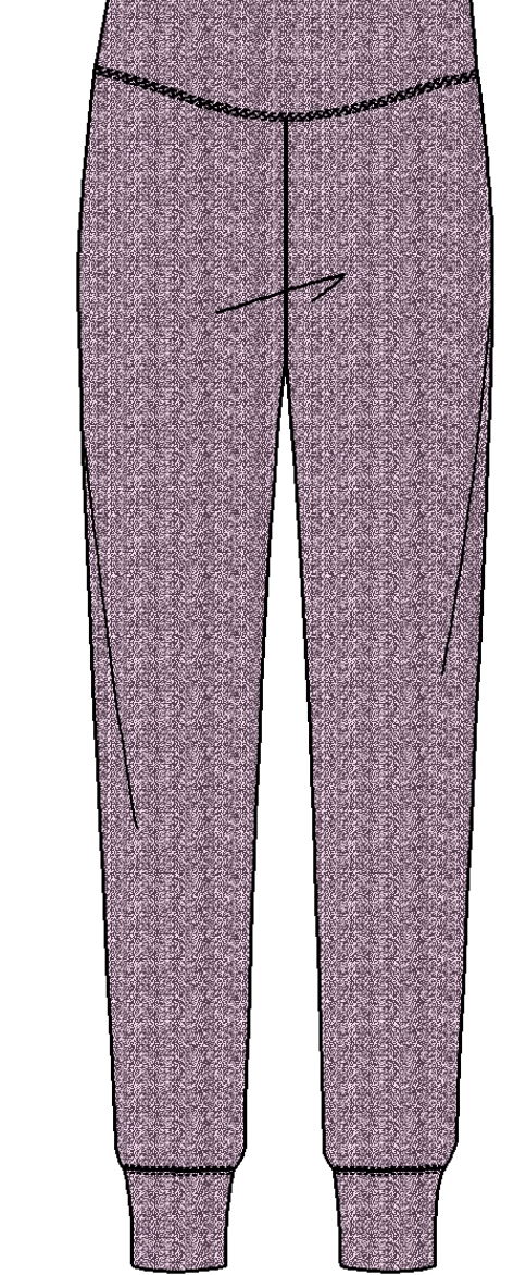 Calida Damen Hosen mit Bündchen DSW Warming