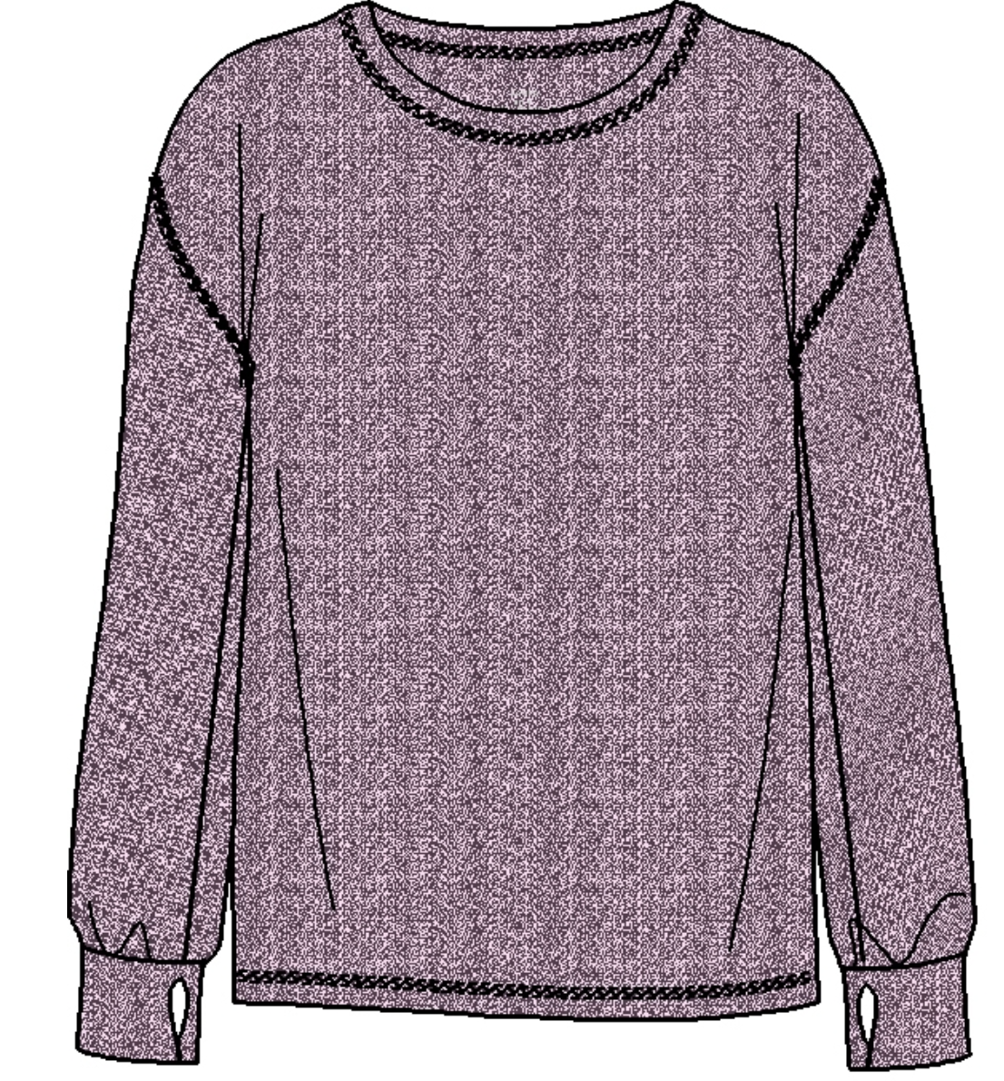 Calida Damen Langarm-Shirt DSW Warming