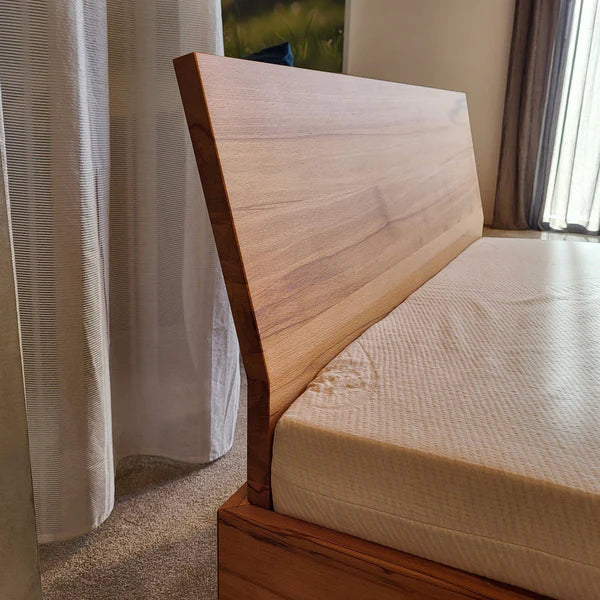 Holzmanufaktur Massivholzbett STEP-G XL Kernbuche 120x200cm