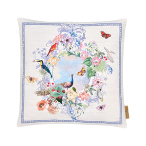 Christian Fischbacher Zierkissenbezug Canvas Peacock