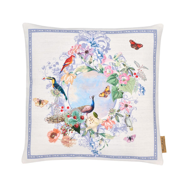 Christian Fischbacher Zierkissenbezug Canvas Peacock