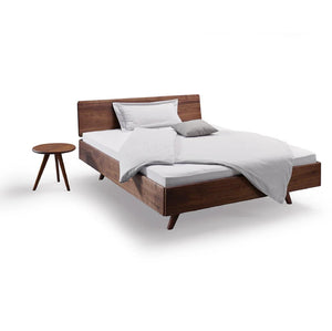 Holzmanufaktur Massivholzbett DONNA Wildnuss 180x200cm