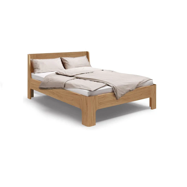 Holzmanufaktur Massivholzbett GIRO Kernbuche 180x200cm -doppelt
