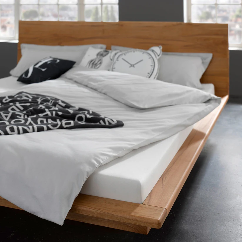 Holzmanufaktur Massivholzbett MATIS XL Wildeiche 140x200cm