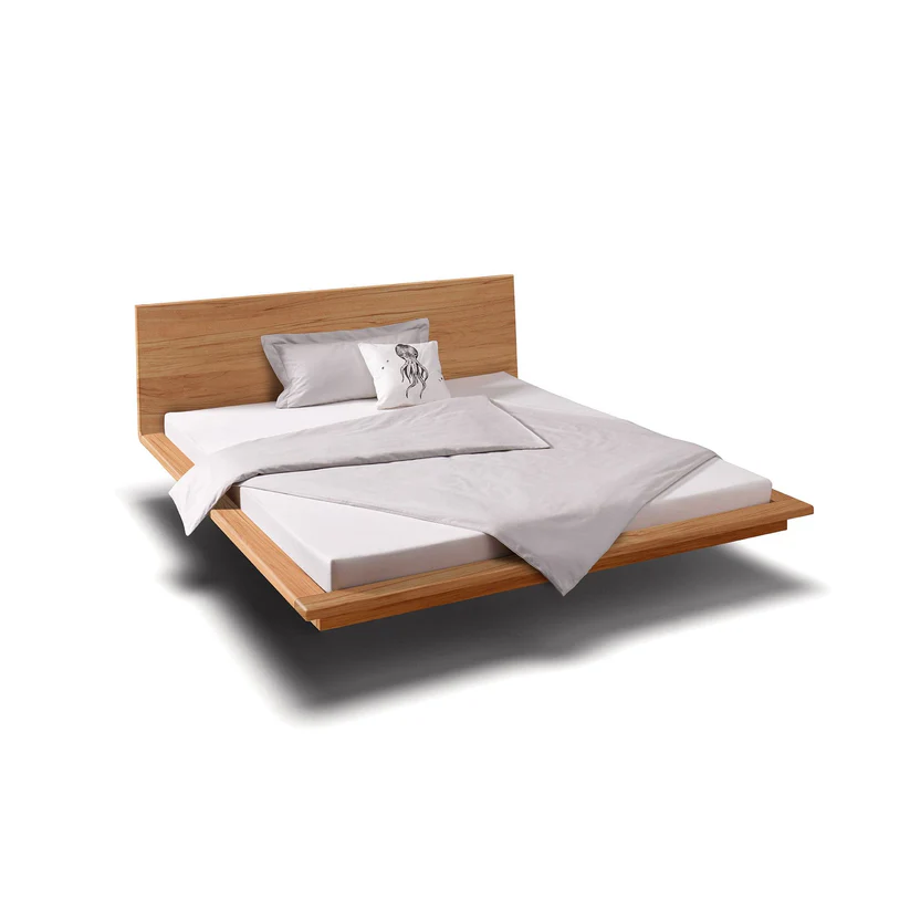 Holzmanufaktur Massivholzbett MATIS XL Wildeiche 140x200cm