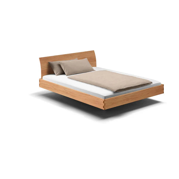 Holzmanufaktur Massivholzbett PADIO Bow Kernbuche 180x200cm
