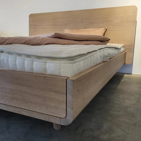 Holzmanufaktur Massivholzbett TALOS Kernbuche 160x200cm -doppelt