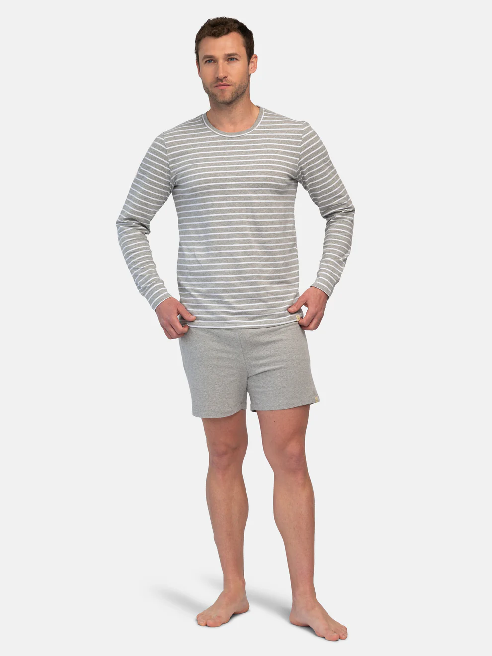 greenjama Langarm Shirt Ringel