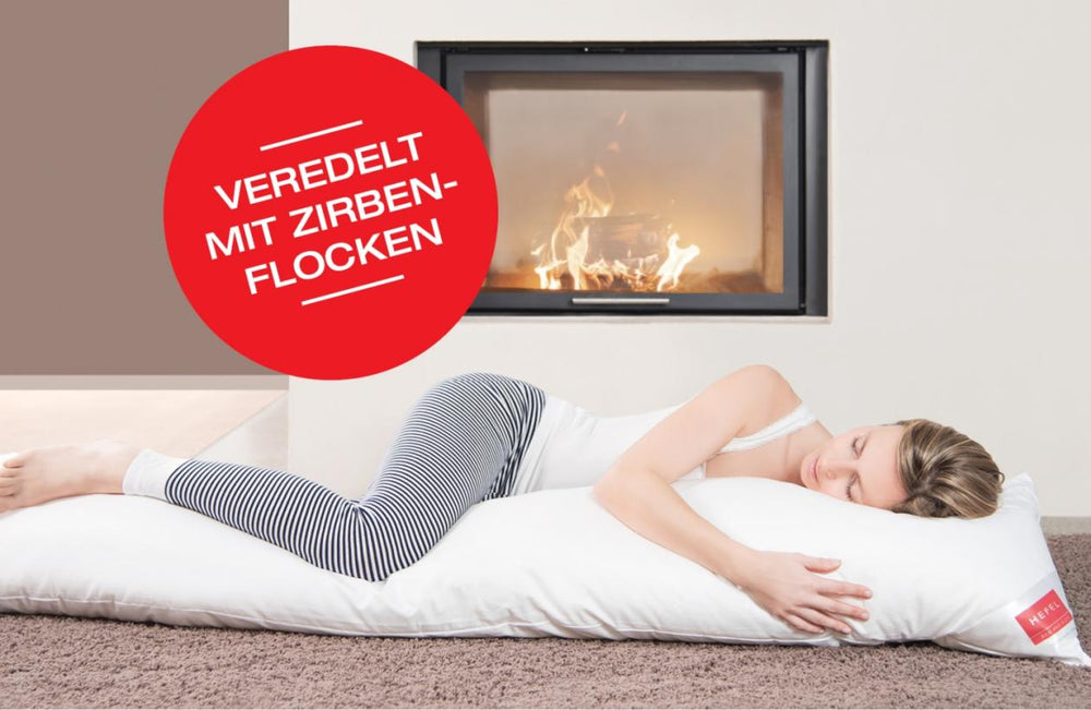Hefel Seitenschläferkissen Wellness-Zirbe -doppelt