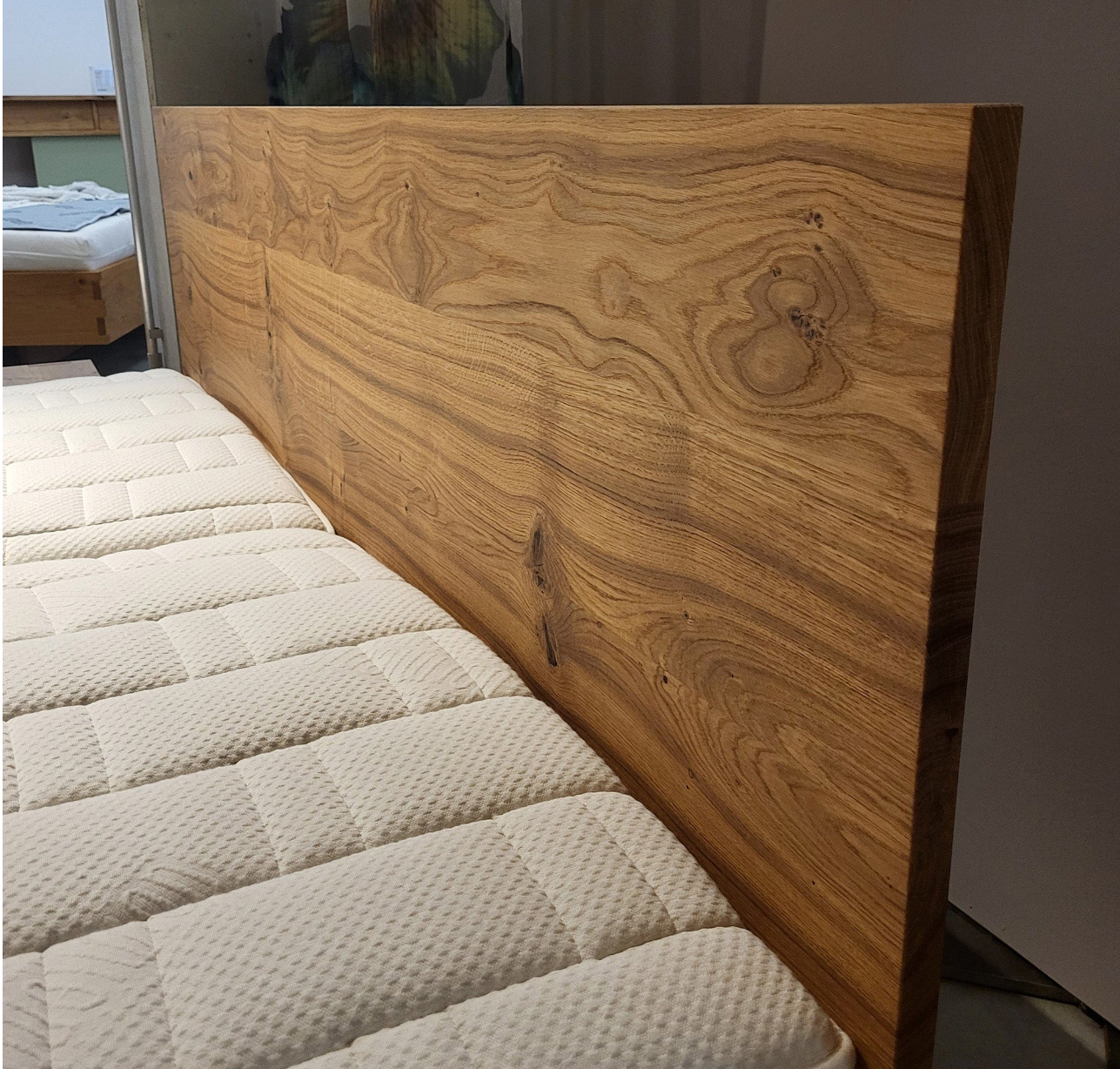 Holzmanufaktur Massivholzbett NAP XL Wildeiche 180x200cm